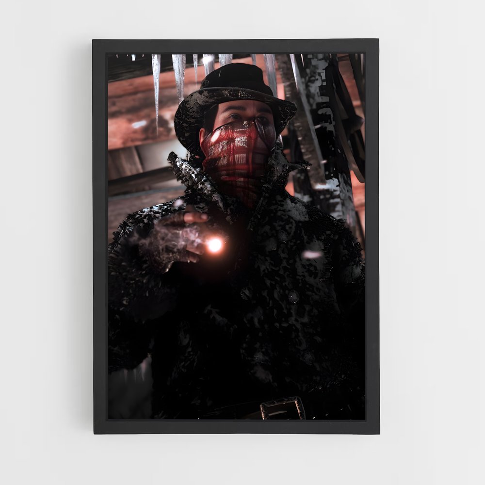 Poster Masque de l'Outlaw – affiche Red Dead Redemption (vue 2)